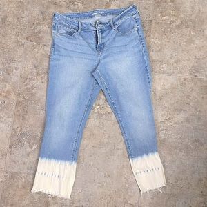 Rockstar Super Skinny Ankle Mid-rise Jeans - Size 12